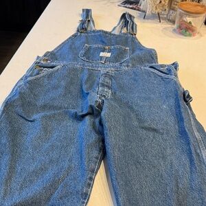 Women's Blue Denim Overalls